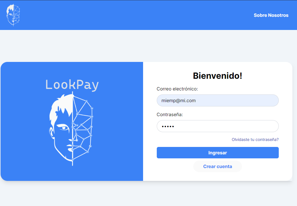 Payment Simulation with IA (LookPay)