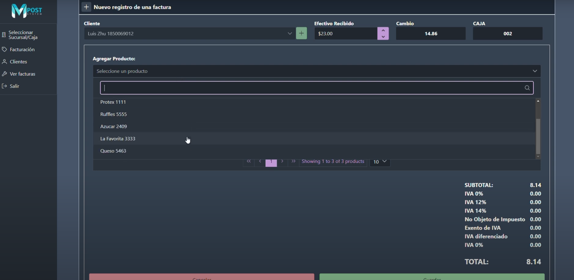 Point of Sale System (POS System)